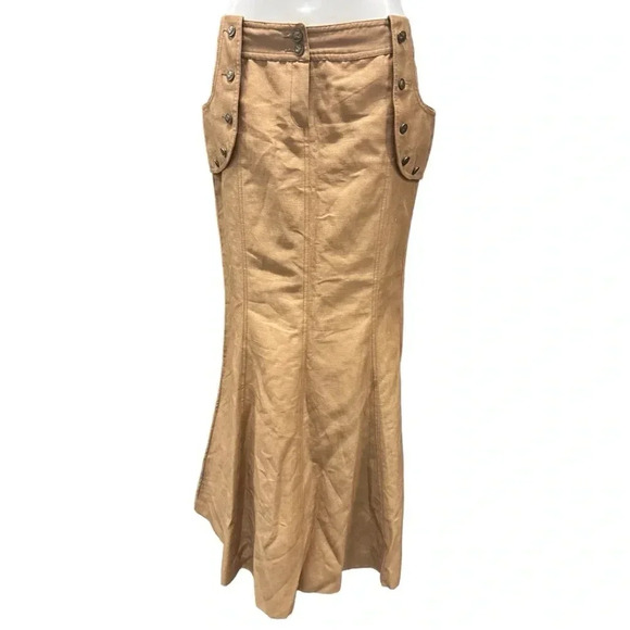 Mng by Zuhair Murad Dresses & Skirts - Zuhair Murad Women’s Tan/Brown Mermaid Maxi Long Skirt Boho Rare Size 8
